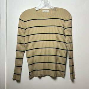 Mila Owen Striped Long Sleeve Top - Size 06/ Small